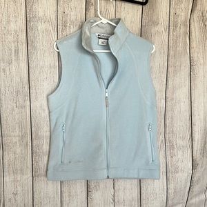 “Columbia” vest, powder blue